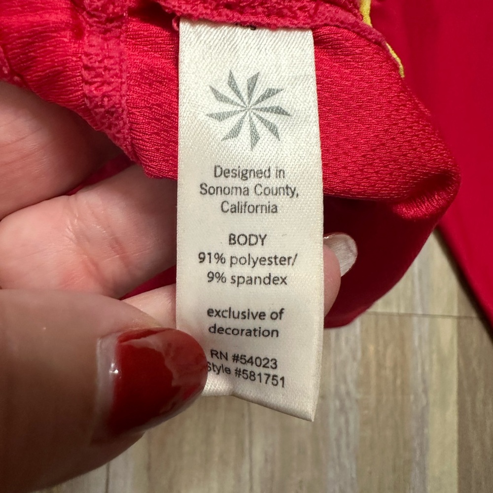 Athleta Granada Wick-It Swim Cover-Up with Long Sleeves & Drawstring, Size XXS - Picture 7 of 9